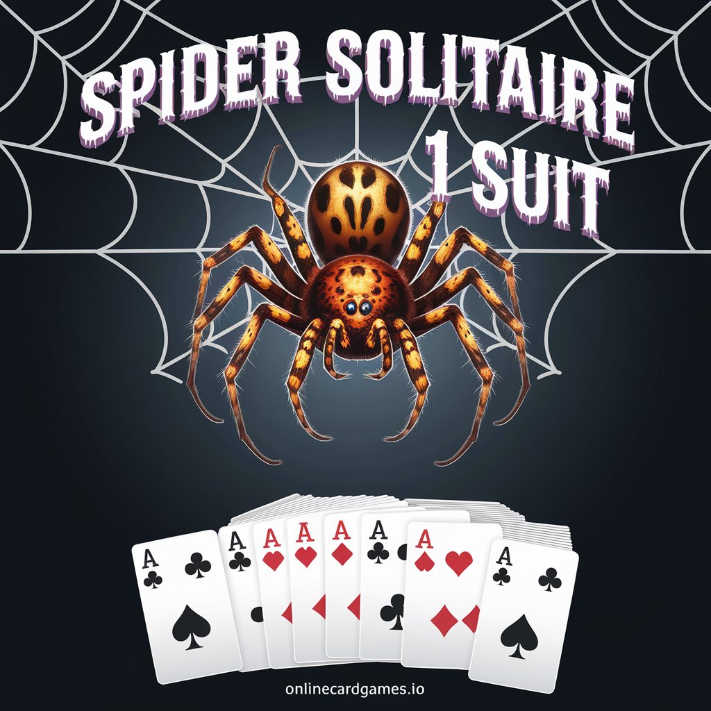 Spider Solitaire 1 Suit